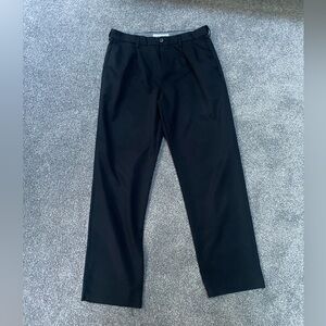 Amazon Essentials Black Dress Pants Straight-Leg (34W 33L)